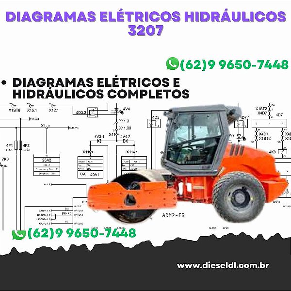 Diagramas Elétricos e Hydráulicos 3307 HAMM