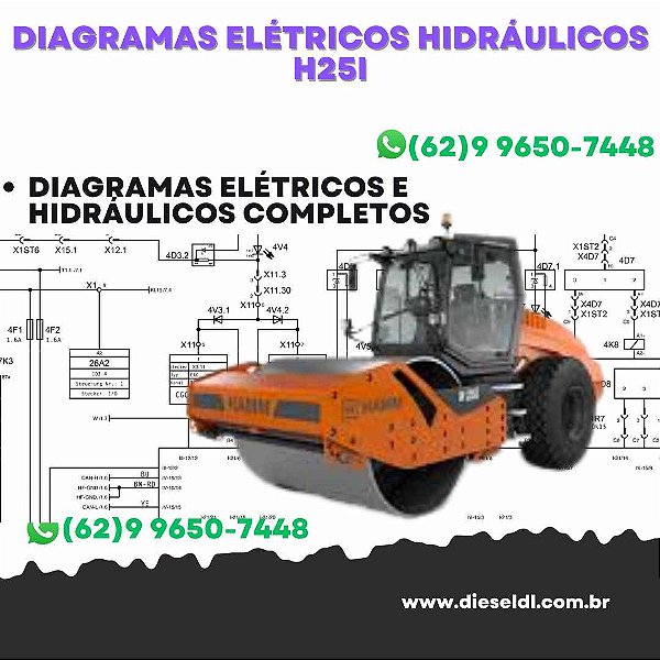 Diagramas Elétricos e Hydráulicos H25i HAMM