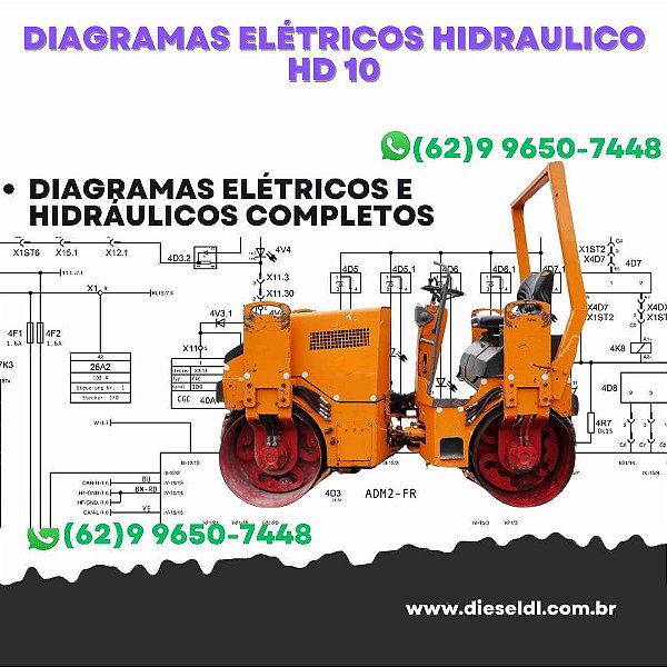 Diagramas Elétricos e Hydráulicos HD 10 HAMM