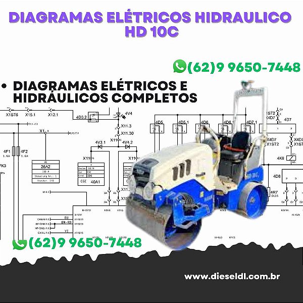 Diagramas Elétricos e Hydráulicos HD 10 C HAMM