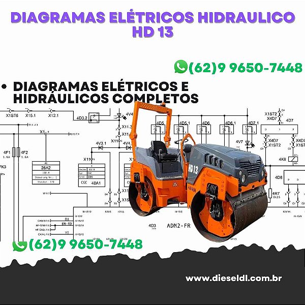 Diagramas Elétricos e Hydráulicos HD 13 HAMM