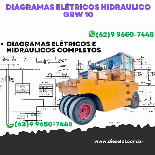 Diagramas Elétricos e Hydráulicos GRW 10 HAMM