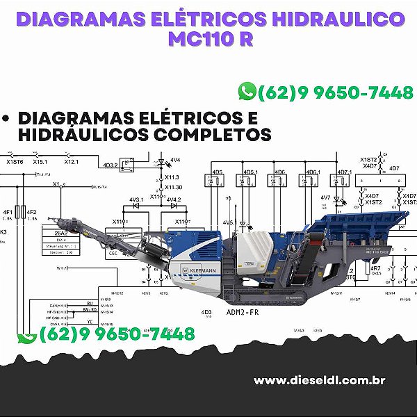 Diagramas Elétricos e Hydráulicos  MC110R KEEMANN