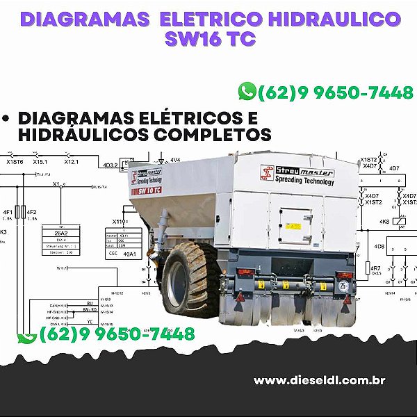 Diagramas Elétricos e Hydráulicos SW16 TC STREU MASTER
