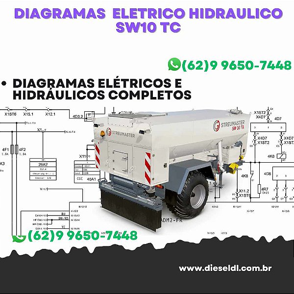 Diagramas Elétricos e Hydráulicos SW10 TC STREU MASTER