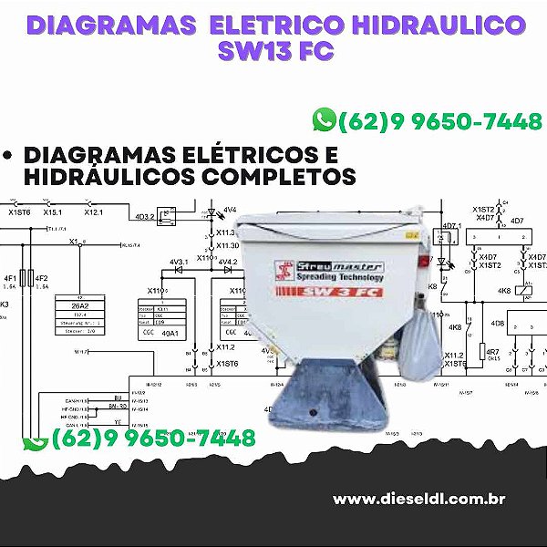 Diagramas Elétricos e Hydráulicos SW3 FC  STREU MASTER