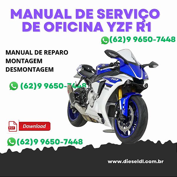 MANUAL DE SERVIÇOS DE OFICINA MOTO  YZF  R1/YZF R1M   YAMAHA