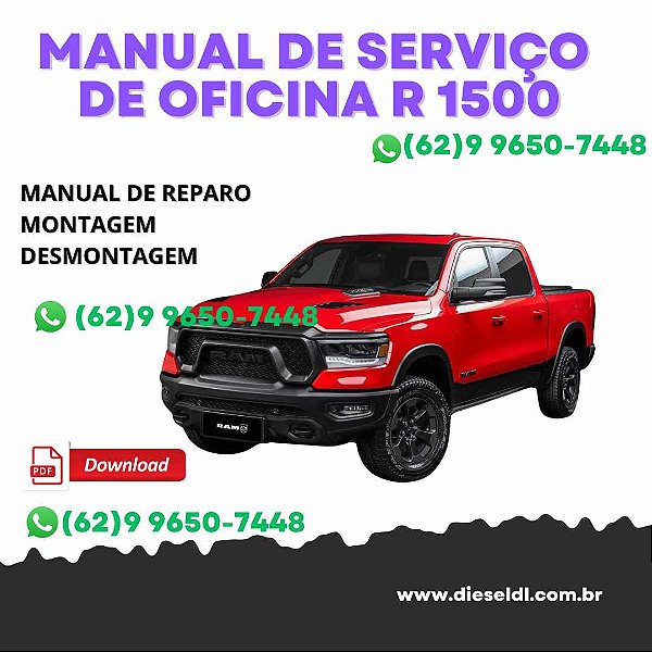 MANUAL DE SERVIÇOS DE OFICINA DODGE R1500  2010