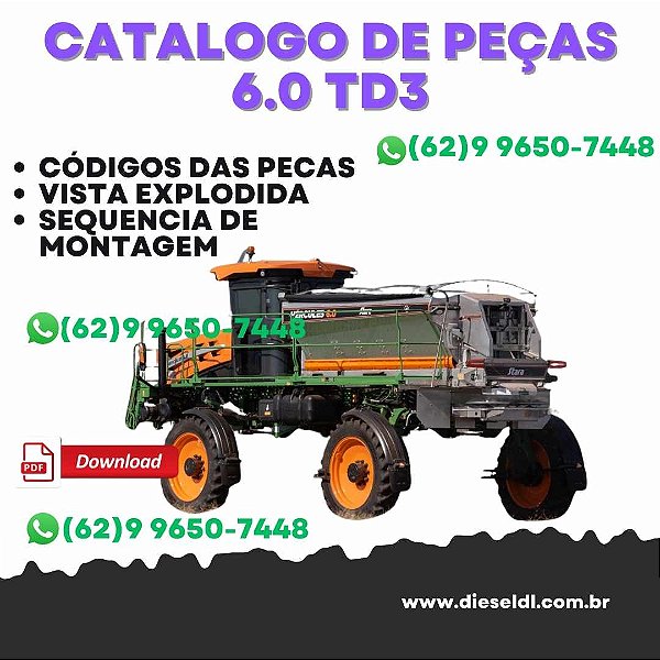 CATÁLOGO DE PEÇAS DISTRIBUIDOR DE FERTILIZANTES HÉRCULES 6.0 TD3  STARA