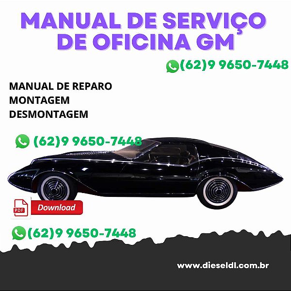 MANUAL DE SERVIÇOS DE OFICINA PONTIAC GM  1977
