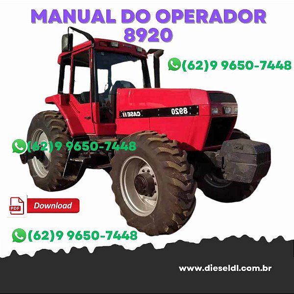 MANUAL DO OPERADOR TRATOR  8910 / 8920  CASE
