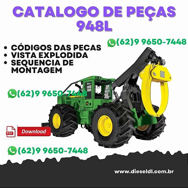 CATÁLOGO DE PEÇAS  SKIDDER  948L  JOHN DEERE