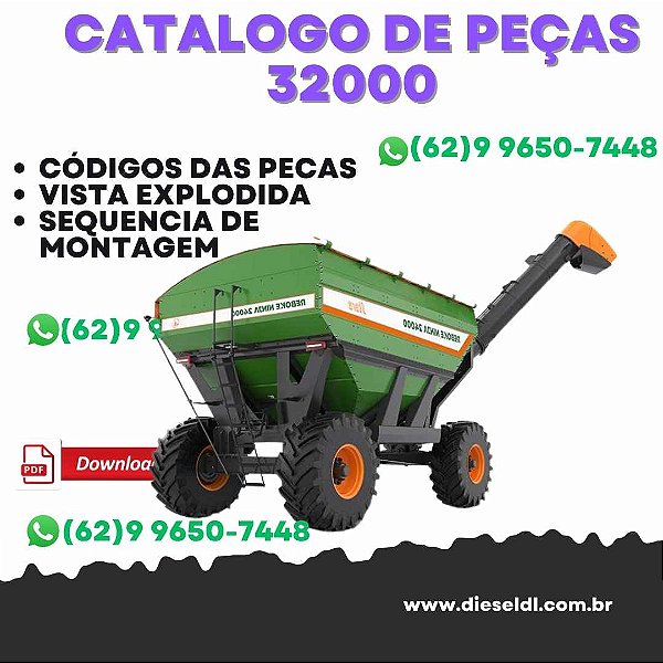 CATÁLOGO DE PEÇAS  REBOKE NINJA 32000  STARA