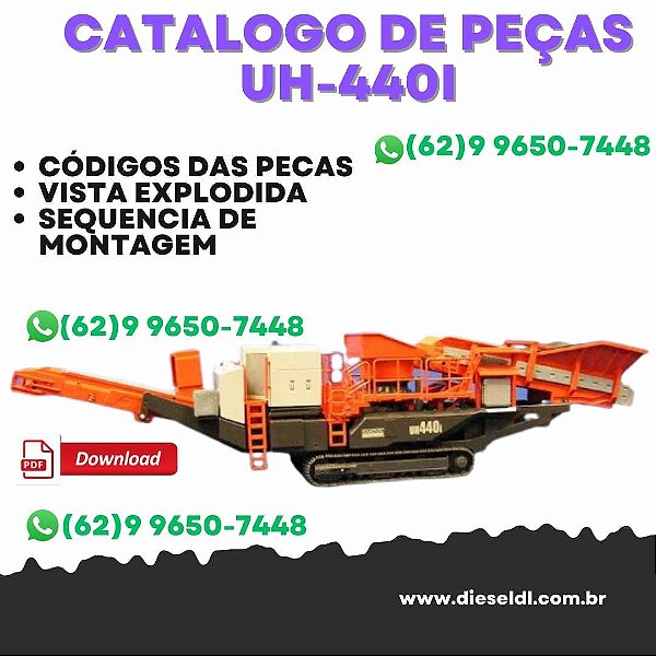 CATÁLOGO DE PEÇAS BRITADOR UH-US440I  SANDVIK