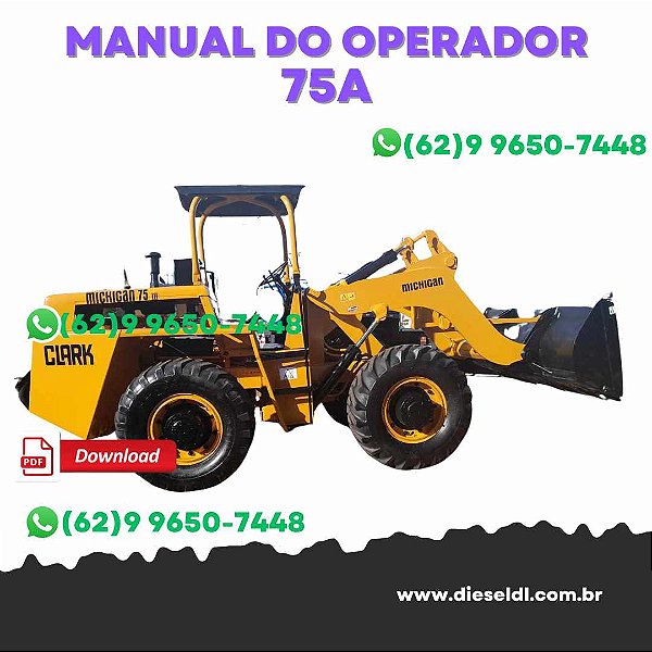 MANUAL DO OPERADOR CARREGADEIRA 75A  CLARK MICHIGAN