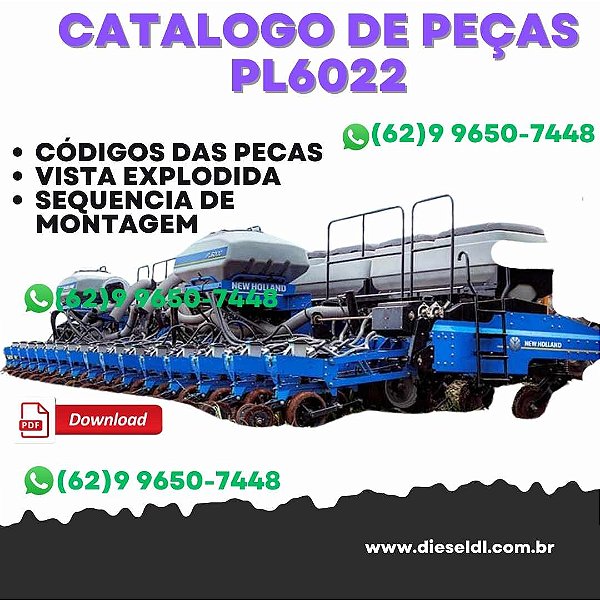 CATÁLOGO DE PEÇAS  PLANATDEIRA PL6022 - 2017