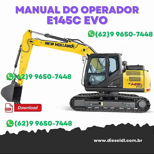 MANUAL DO OPERADOR ESCAVDEIRA  E145C EVO  NEW HOLLAND