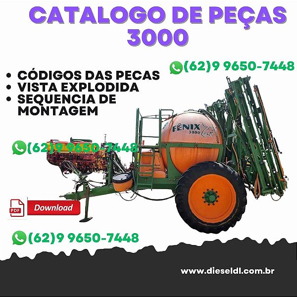 CATÁLOGO DE PEÇAS PULVERIZADOR MANUAL FÊNIX 3000  STARA