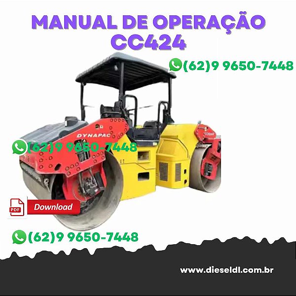 MANUAL DE OPERAÇÃO  ROLO CC424/524/624 DYNAPAC