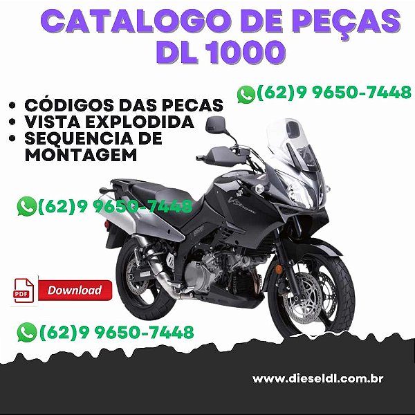 CATÁLOGO DE PEÇAS  SUZUKI  DL1000 K7, K9, K9
