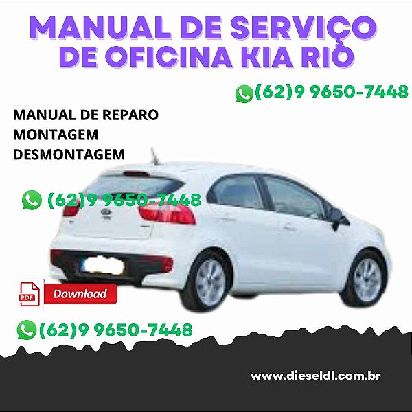 MANUAL DE SERVIÇO DE OFICINA  KIA RIO 2011-2017