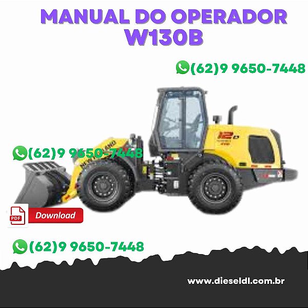 MANUAL DO OPERADOR CARREGADEIRA W130B  NEW HOLLAND