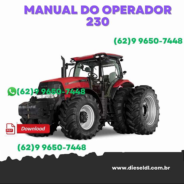 MANUAL DO OPERADOR TRATOR  PUMA 200, 215, 230 - 2020  CASE