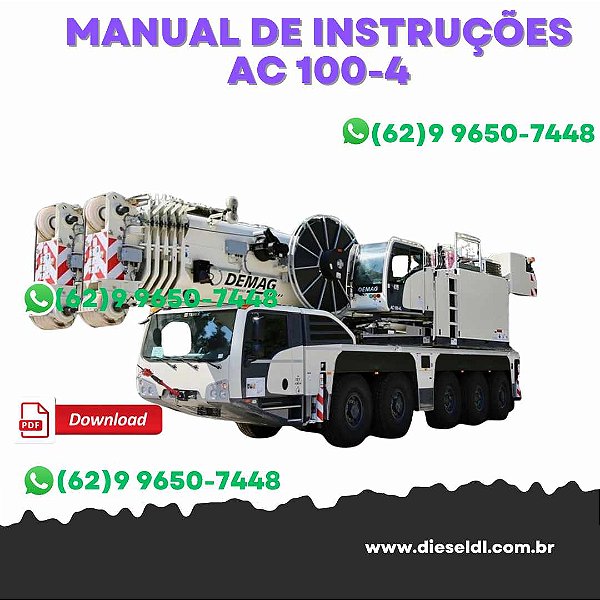 MANUAL DE INSTRUÇÕES CRANE AC 100/4   TEREX