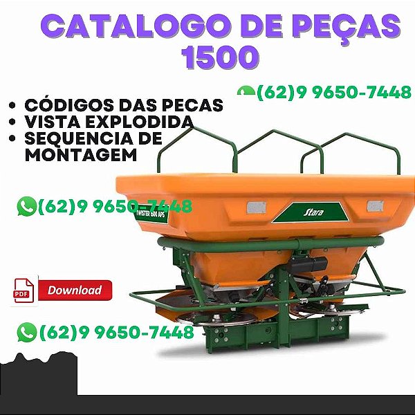 CATÁLOGO DE PEÇAS DISTRIBUIDOR TWISTER 1500  STARA