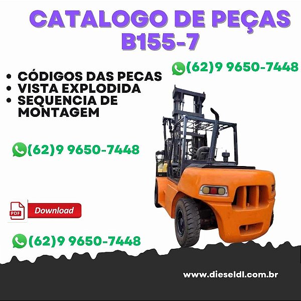 CATÁLOGO DE PEÇAS EMPILHADEIRA  B15S-7, B18S-7  DOOSAN