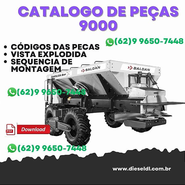 CATÁLOGO DE PEÇAS  FERTILIZA SÉRIES 9000/12000  BALDAN