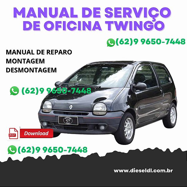 MANUAL DE SERVIÇO DE OFICINA RENAULT TWINGO
