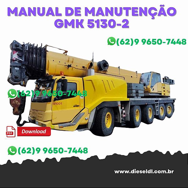 MANUAL DE MANUTENÇÃO  GUINDASTE 5130-2 GMK