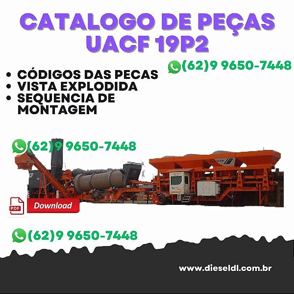 CATÁLOGO DE PEÇAS  USINA DE ASFALTO  UACF 19P2 ADVANCED CIBER