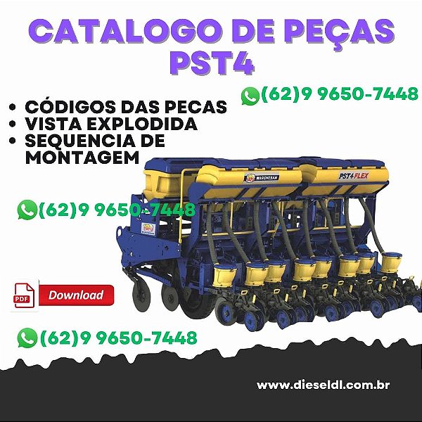 CATÁLOGO DE PEÇAS PLANTADEIRA MARCHESAN  PST4 TITANIUM TATU