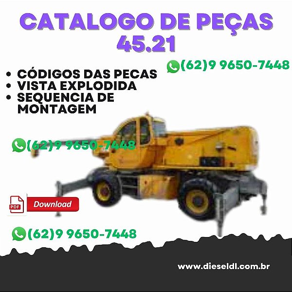 CATÁLOGO DE PEÇAS MANIPULADOR TELESCÓPICO 45.21  DIECI PEGASUS
