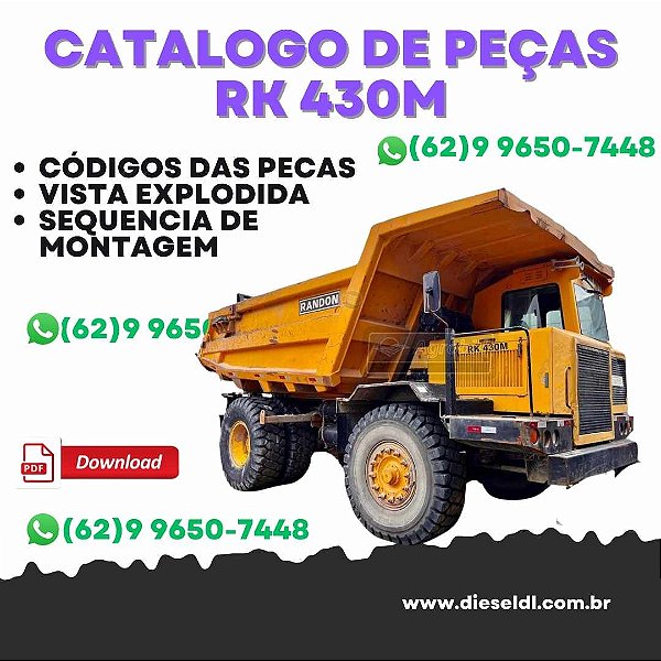 CATALOGO DE PEÇAS  CAMINHÃO BASCULANTE RK 430M - MOTOR DC13 RANDON