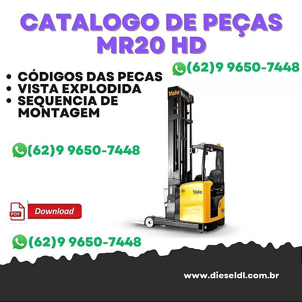 CATÁLOGO DE PEÇAS EMPILHADEIRA MR16 - MR20HD  YALE