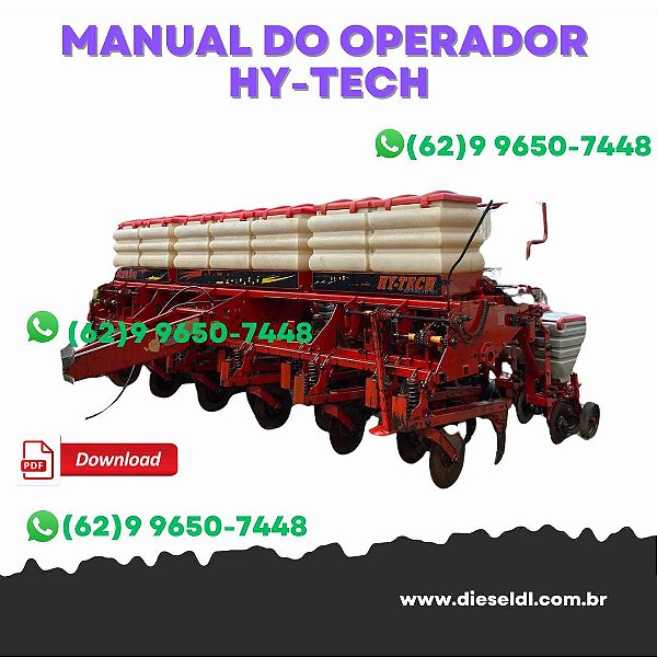MANUAL DO OPERADOR  PLANTADORA SFIL  HY-TECH GERAÇÃ0 3