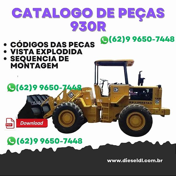 CATÁLOGO DE PEÇAS  CARREGADEIRA 930R CATERPILLAR
