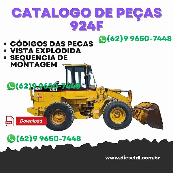 CATÁLOGO DE PEÇAS  CARREGADEIRA 924F  CATERPILLAR