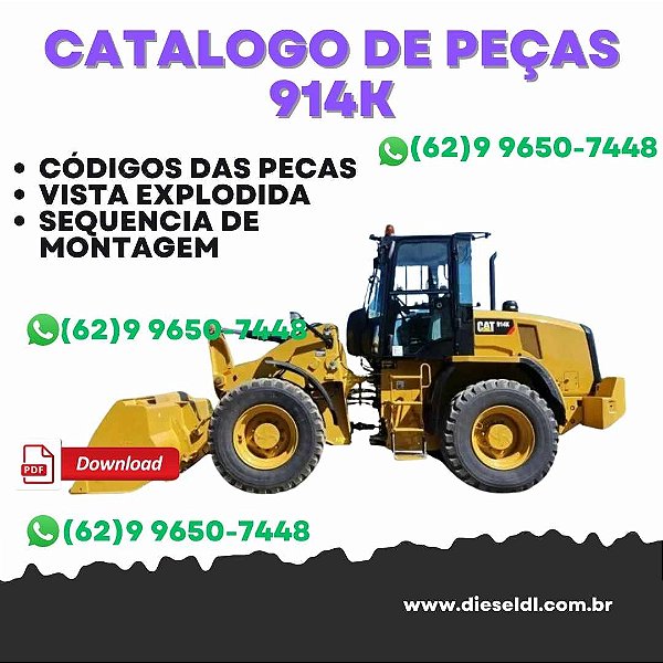 CATÁLOGO DE PEÇAS CARREGADEIRA 914K CATERPILLAR