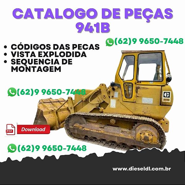 CATÁLOGO DE PEÇAS TRATOR DE ESTEIRA 941B CATERPILLAR
