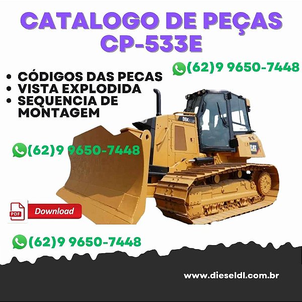 CATÁLOGO DE PEÇAS ROLO VIBRATÓRIO CP-533E CATERPILLAR