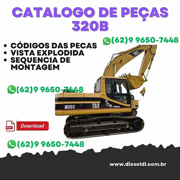 CATÁLOGO DE PEÇAS ESCAVADEIRA 320B   CATERPILLAR