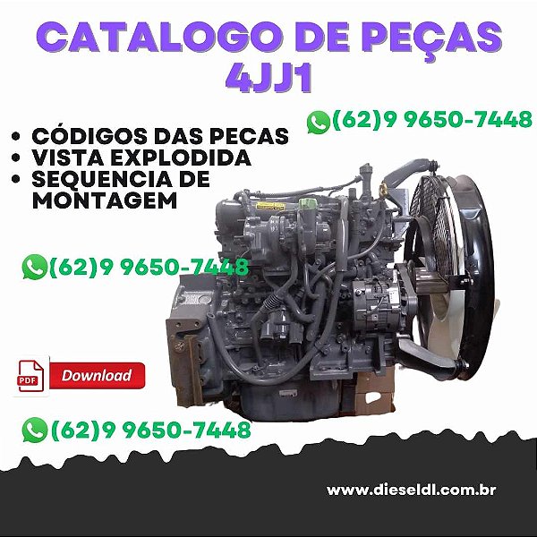 CATÁLOGO DE PEÇAS MOTOR 4JJ1 ISUZU
