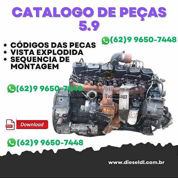 CATÁLOGO DE PEÇAS MOTOR SERIES B 5.9 – 6B, 6BT, 6BTA CUMMINS