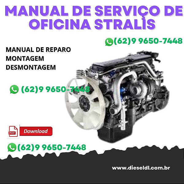 MANUAL DE SERVIÇO DE OFICINA  MOTOR STRALIS CURSOR 13  IVECO