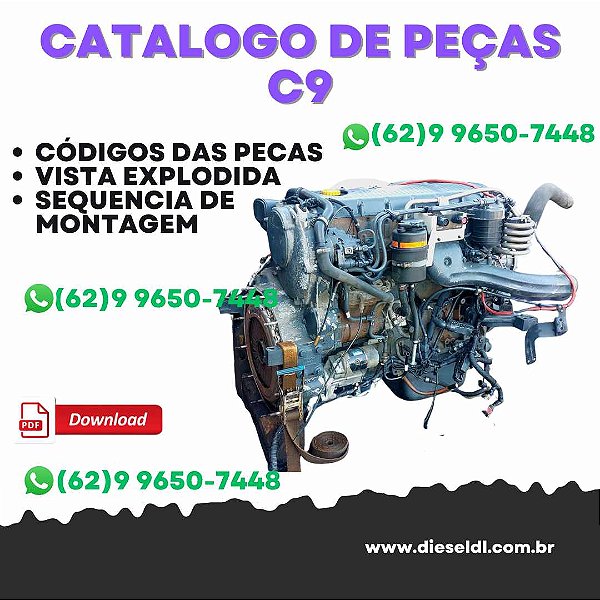 CATALOGO DE PEÇAS MOTOR C9  IVECO