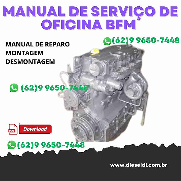 MANUAL DE SERVIÇO DE OFICINA MOTOR BFM 2012  DEUTZ